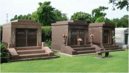 Row of Mausoleums